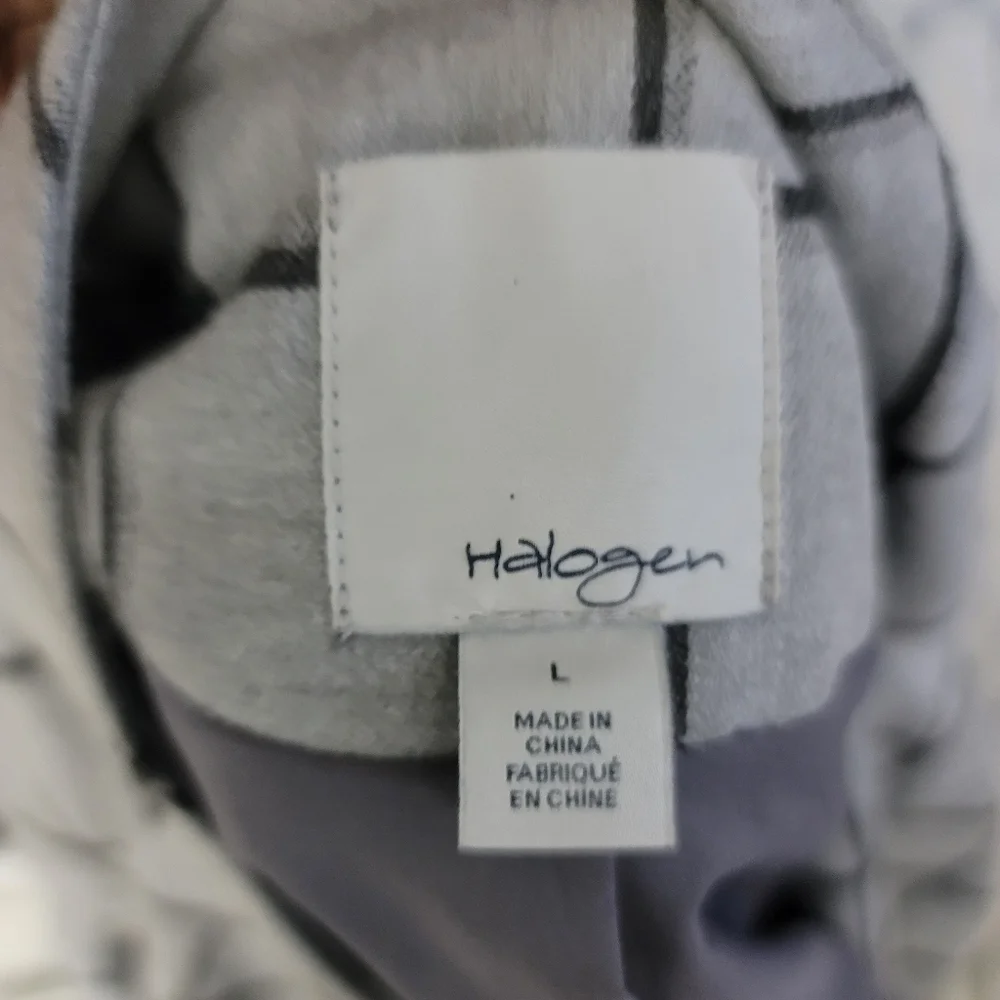 Halogen Grey & Black Geometric Blazer - Picture 4 of 5